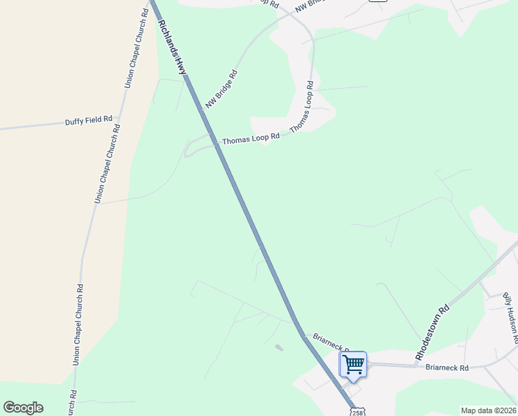 map of restaurants, bars, coffee shops, grocery stores, and more near 5780 Richlands Highway in Jacksonville