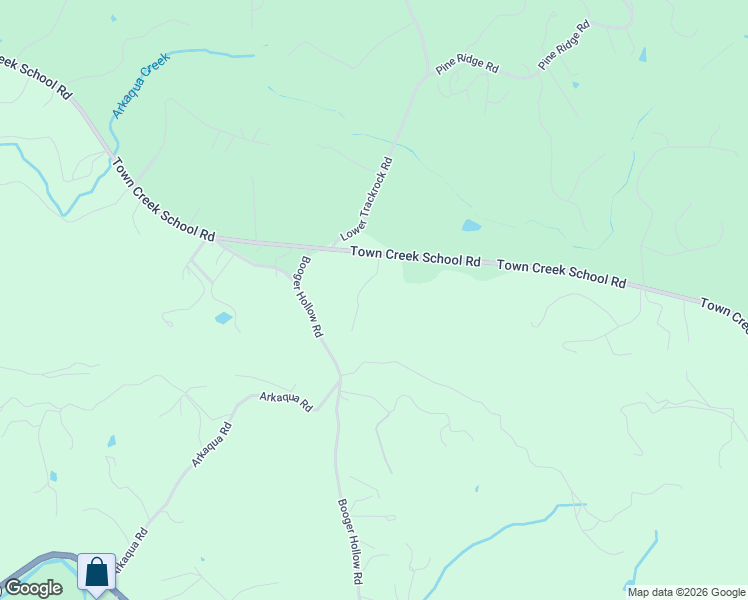 map of restaurants, bars, coffee shops, grocery stores, and more near 143 Timber Lane in Blairsville