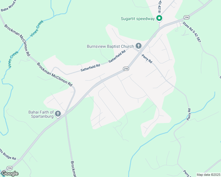 map of restaurants, bars, coffee shops, grocery stores, and more near 215 Abners Trail Road in Greer