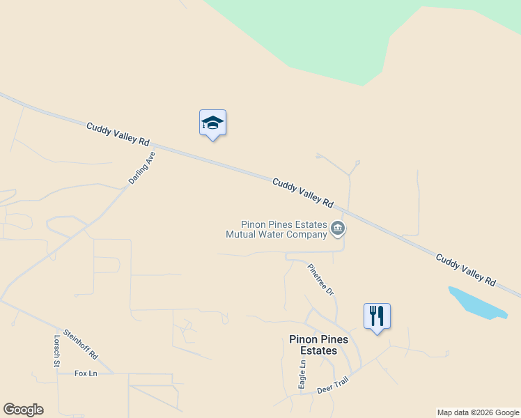 map of restaurants, bars, coffee shops, grocery stores, and more near 1595 Tecuya Drive in Frazier Park