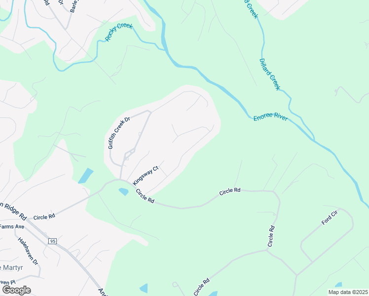 map of restaurants, bars, coffee shops, grocery stores, and more near 125 Griffith Hill Way in Greer