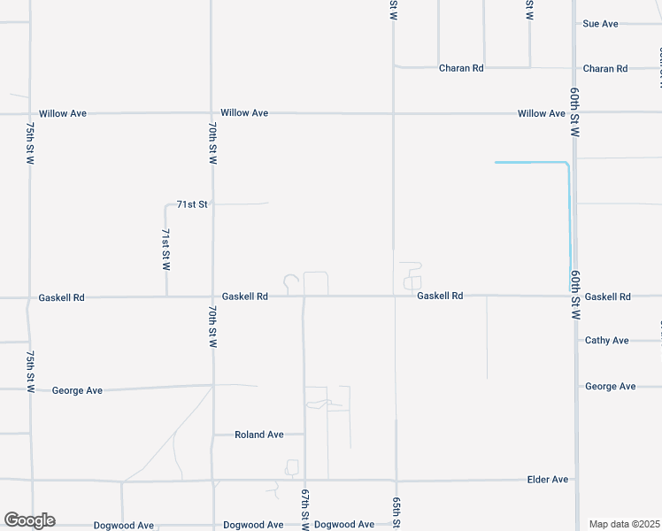 map of restaurants, bars, coffee shops, grocery stores, and more near 6723 Gaskell Road in Rosamond