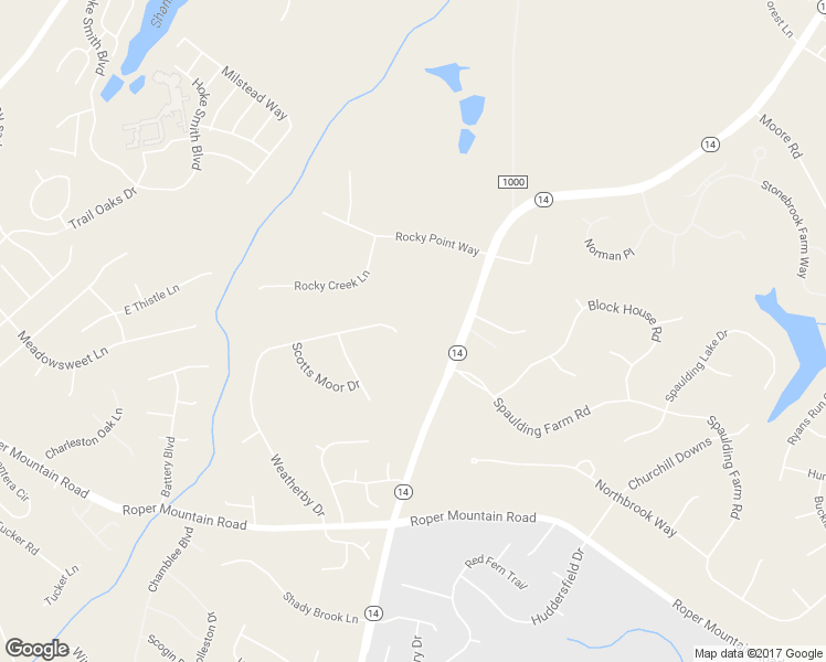 map of restaurants, bars, coffee shops, grocery stores, and more near 215 Weatherby Drive in Greenville