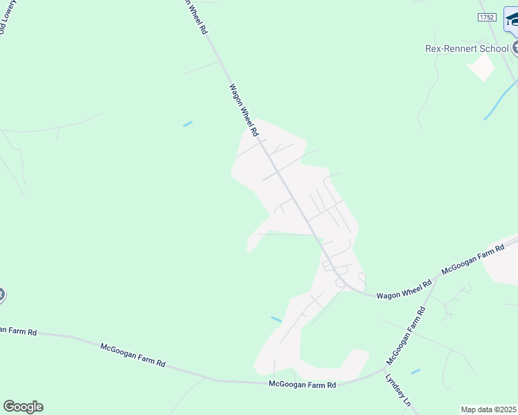 map of restaurants, bars, coffee shops, grocery stores, and more near Walking Drive in Robeson County