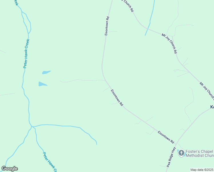 map of restaurants, bars, coffee shops, grocery stores, and more near 309 Eisontown Road in Jonesville