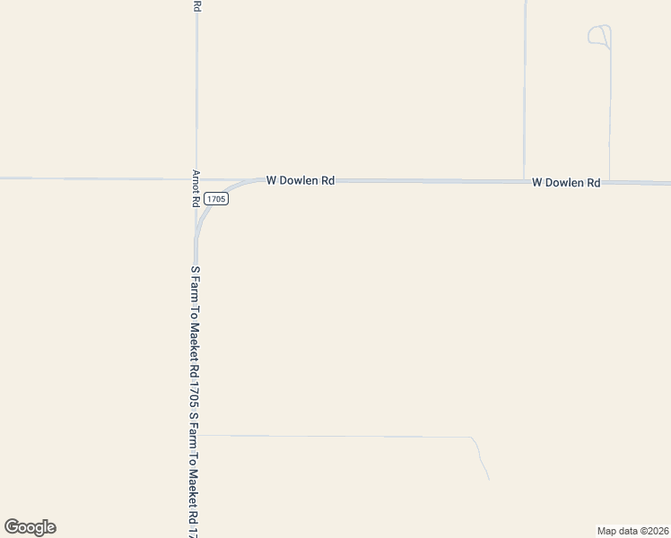 map of restaurants, bars, coffee shops, grocery stores, and more near West Dowlen Road in Happy