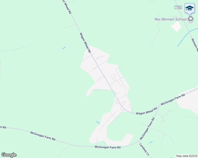 map of restaurants, bars, coffee shops, grocery stores, and more near Walking Drive in Robeson County