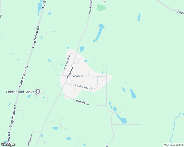 map of restaurants, bars, coffee shops, grocery stores, and more near 223 Cooper Road in Rock Spring