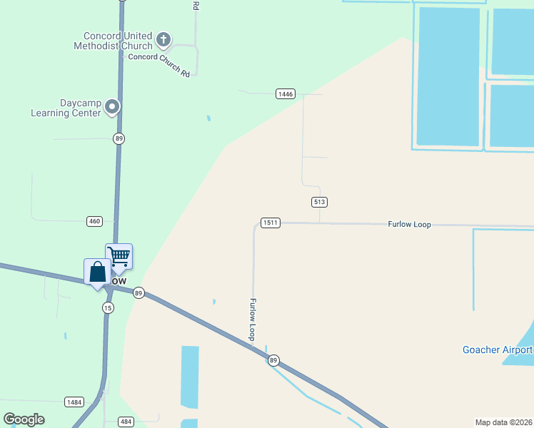 map of restaurants, bars, coffee shops, grocery stores, and more near 406 Furlow Loop in Lonoke