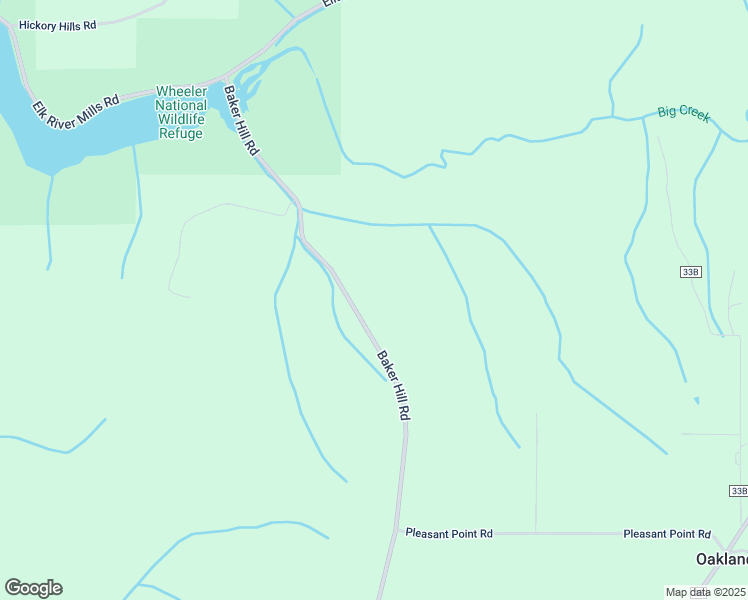 map of restaurants, bars, coffee shops, grocery stores, and more near 19106 Baker Hill Road in Athens