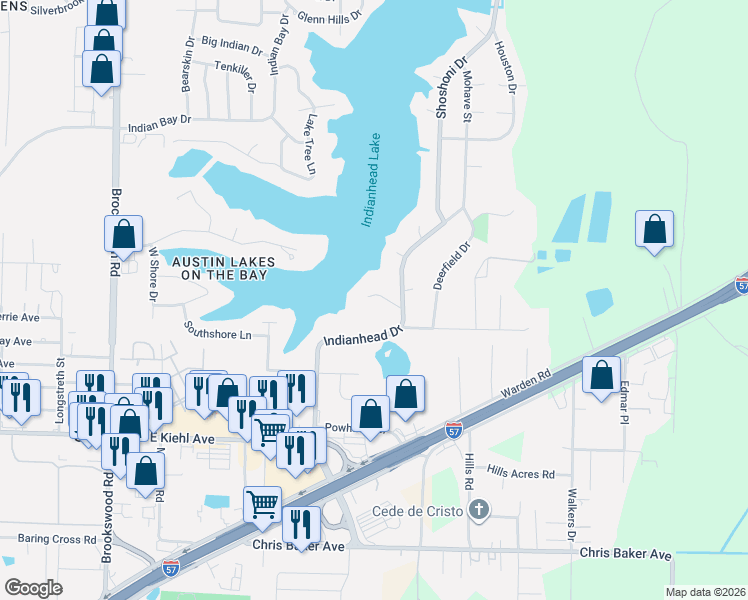 map of restaurants, bars, coffee shops, grocery stores, and more near 5 Dunfrettin Place in Sherwood