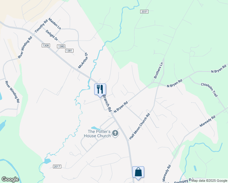 map of restaurants, bars, coffee shops, grocery stores, and more near 108 Mill Pond Road in Jacksonville