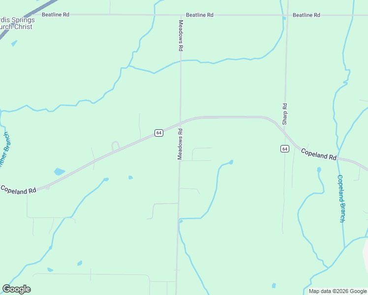 map of restaurants, bars, coffee shops, grocery stores, and more near 19396 Meadows Road in Athens