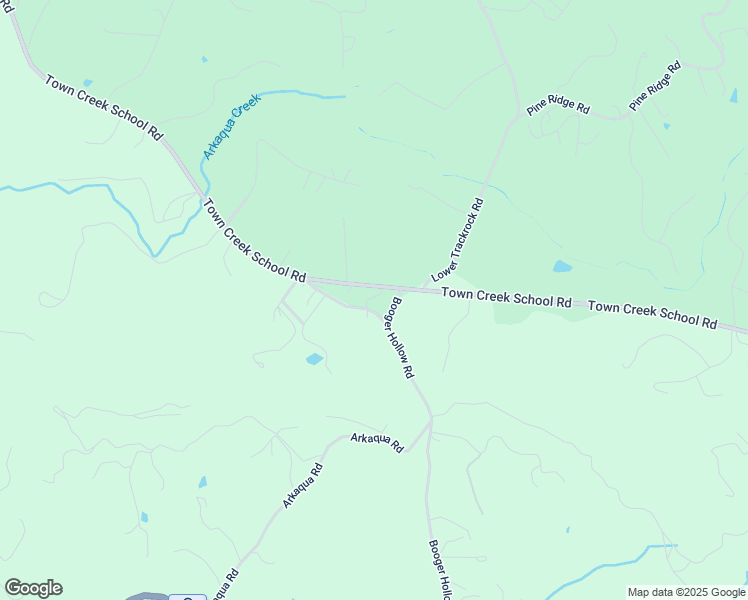 map of restaurants, bars, coffee shops, grocery stores, and more near 2987 Town Creek School Road in Blairsville