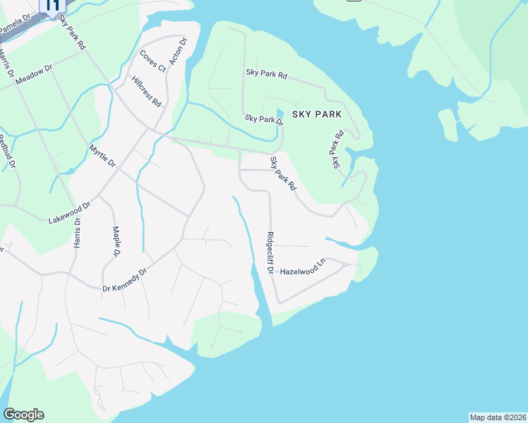 map of restaurants, bars, coffee shops, grocery stores, and more near 201-515 Ridgecliff Drive in Florence