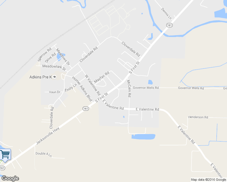 map of restaurants, bars, coffee shops, grocery stores, and more near 10002 Shannon Drive in Jacksonville