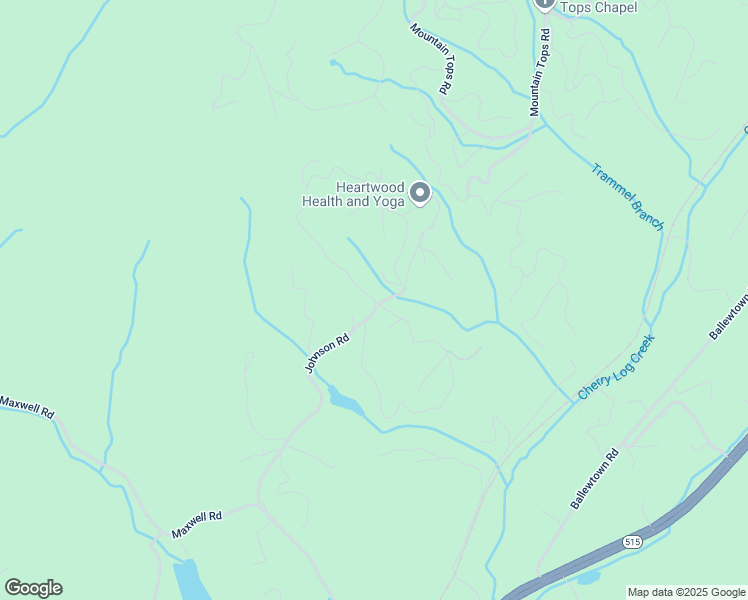 map of restaurants, bars, coffee shops, grocery stores, and more near 0 Left Turn in Blue Ridge