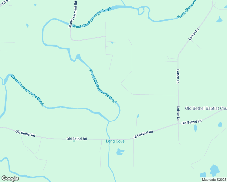 map of restaurants, bars, coffee shops, grocery stores, and more near 451 Meadow Drive in Chickamauga