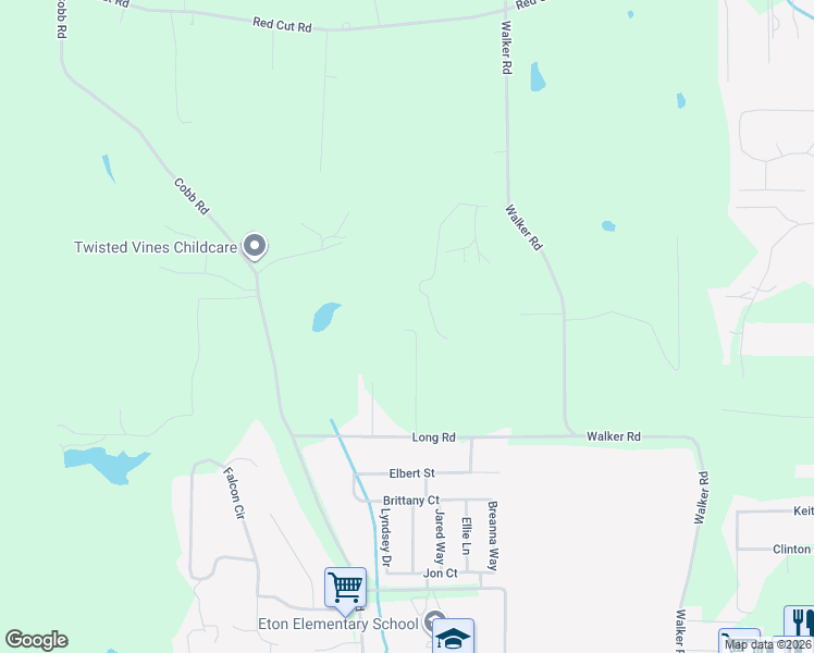 map of restaurants, bars, coffee shops, grocery stores, and more near 353 Long Road in Chatsworth