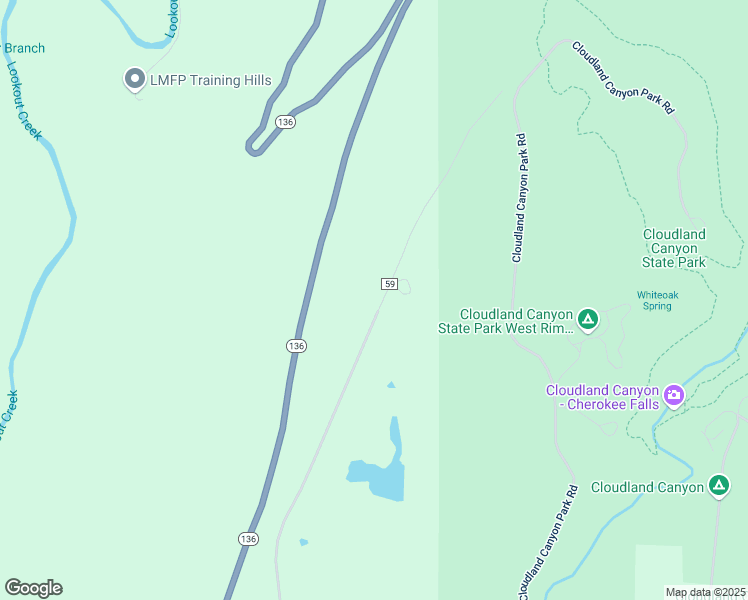 map of restaurants, bars, coffee shops, grocery stores, and more near 6373 Sunset Drive in Rising Fawn