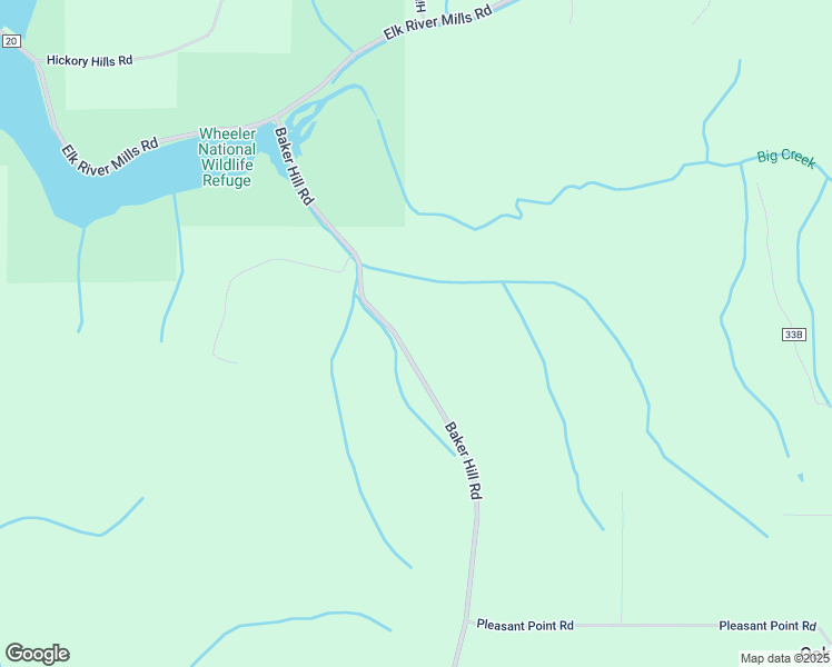 map of restaurants, bars, coffee shops, grocery stores, and more near 19106 Baker Hill Road in Athens