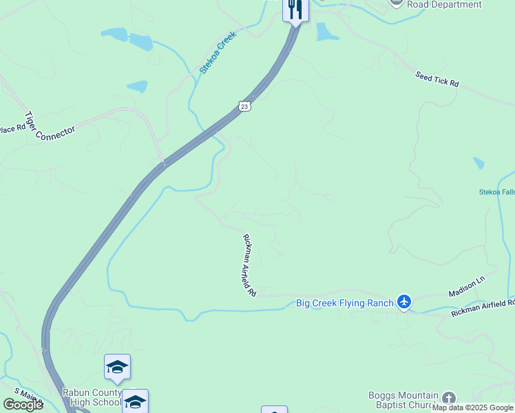 map of restaurants, bars, coffee shops, grocery stores, and more near 41 Shooting Star Lane in Clayton