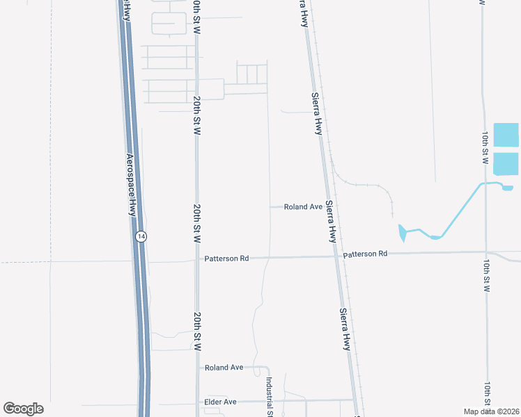 map of restaurants, bars, coffee shops, grocery stores, and more near 1173 Industrial Street in Rosamond