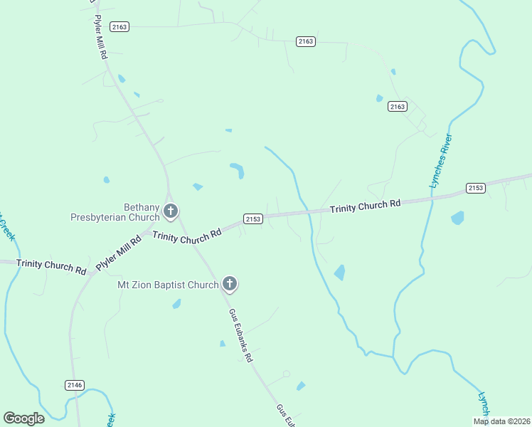 map of restaurants, bars, coffee shops, grocery stores, and more near 1821 Trinity Church Road in Monroe