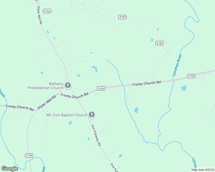 map of restaurants, bars, coffee shops, grocery stores, and more near 1821 Trinity Church Road in Monroe