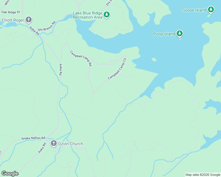 map of restaurants, bars, coffee shops, grocery stores, and more near 98 Bear Lane in Blue Ridge