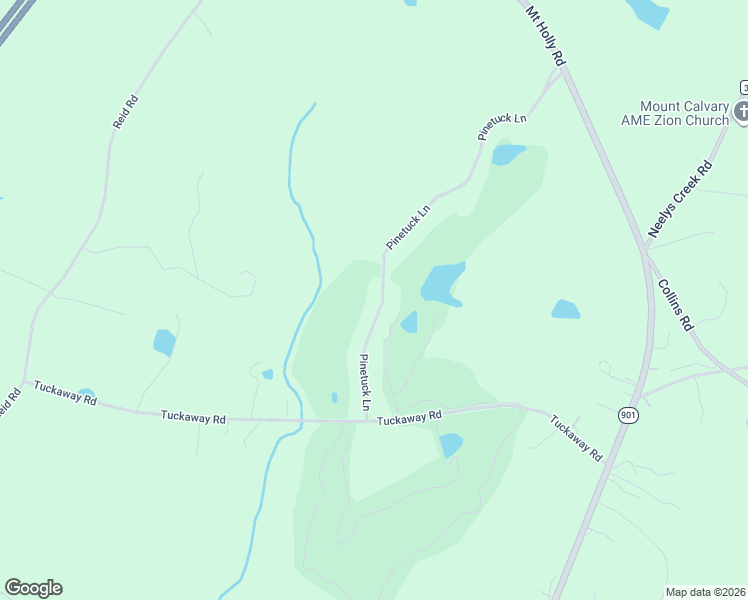 map of restaurants, bars, coffee shops, grocery stores, and more near 3180 Pinetuck Lane in Rock Hill