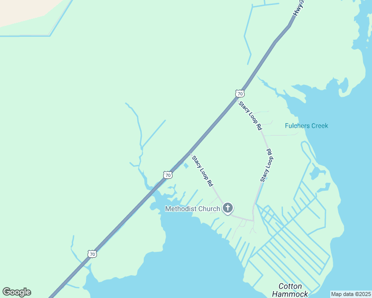 map of restaurants, bars, coffee shops, grocery stores, and more near 885 U.S. 70 in Stacy