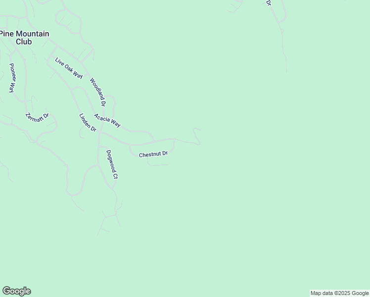map of restaurants, bars, coffee shops, grocery stores, and more near 1309 Linden Drive in Frazier Park