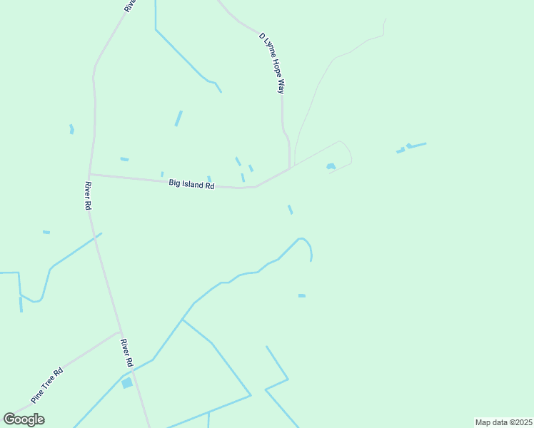 map of restaurants, bars, coffee shops, grocery stores, and more near 500 Big Island Road in White Oak