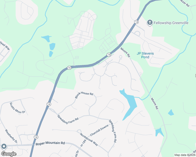 map of restaurants, bars, coffee shops, grocery stores, and more near 1 Norman Place in Greenville