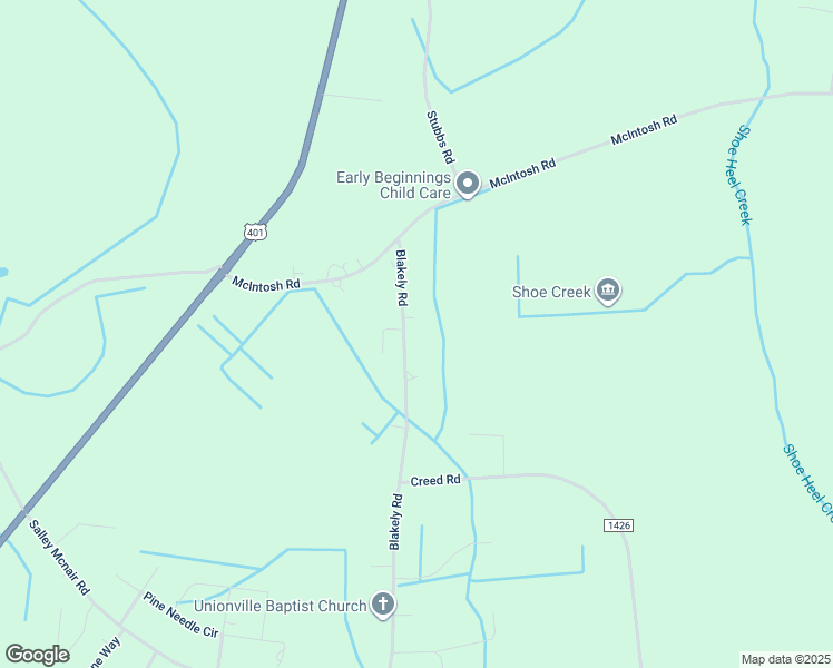 map of restaurants, bars, coffee shops, grocery stores, and more near 20381 Blakely Road in Laurinburg