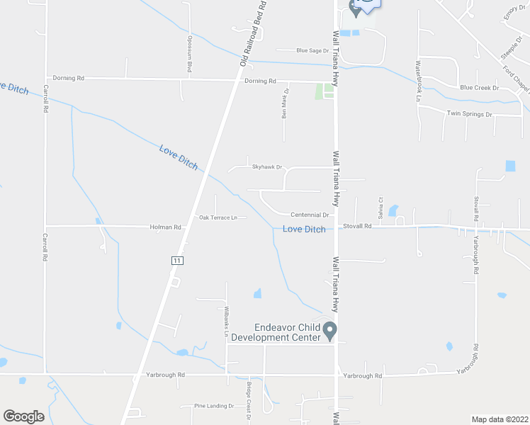 map of restaurants, bars, coffee shops, grocery stores, and more near 122 Centennial Drive in Harvest