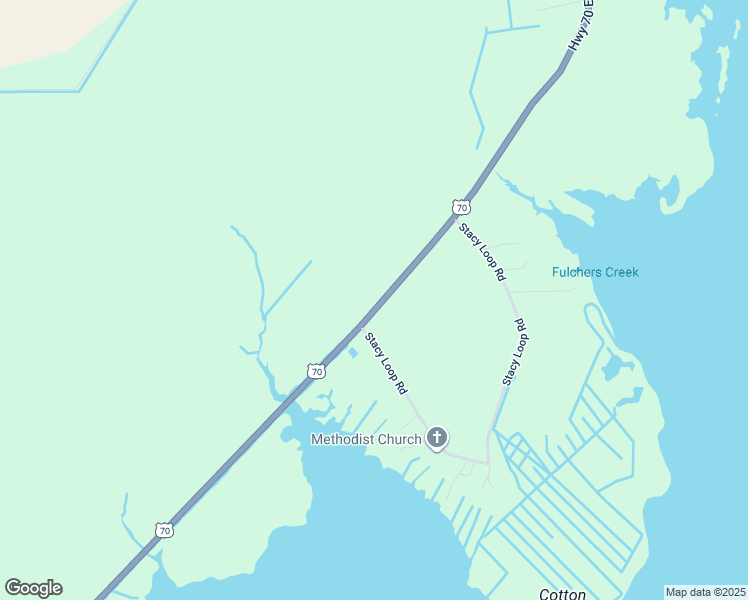 map of restaurants, bars, coffee shops, grocery stores, and more near 909 U.S. 70 in Stacy