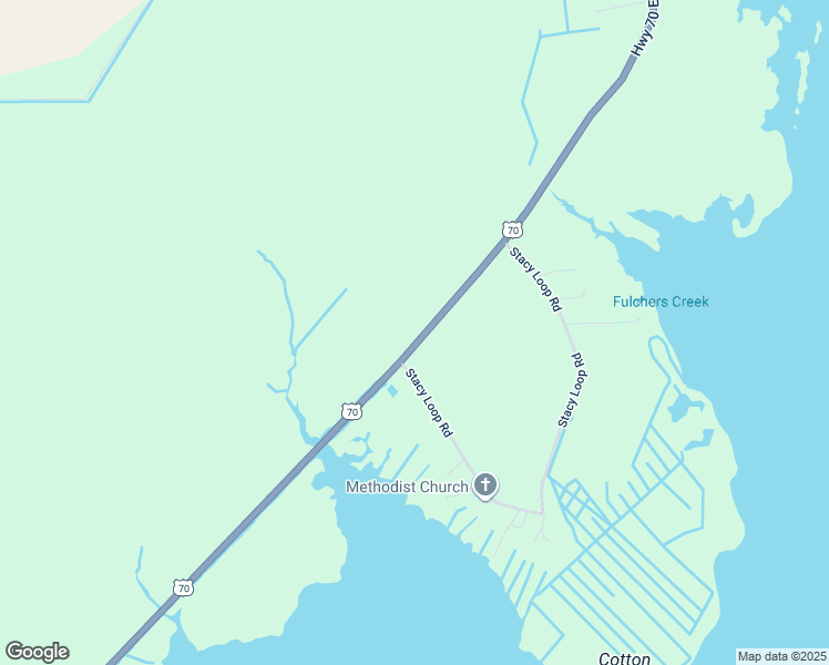 map of restaurants, bars, coffee shops, grocery stores, and more near 909 U.S. 70 in Stacy
