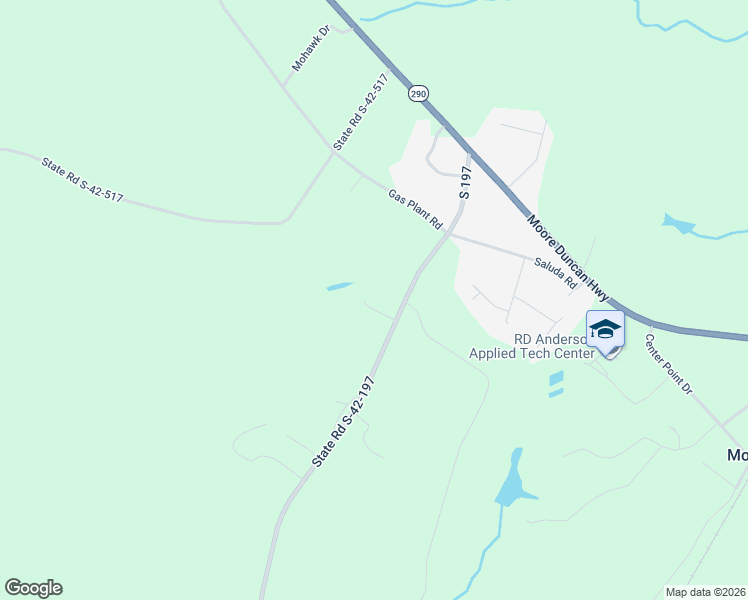 map of restaurants, bars, coffee shops, grocery stores, and more near 4169 Old Spartanburg Highway in Moore
