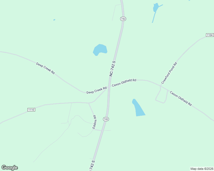 map of restaurants, bars, coffee shops, grocery stores, and more near 8700 North Carolina 742 in Wadesboro