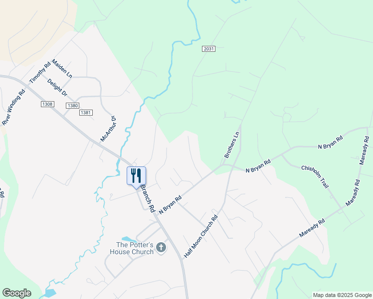 map of restaurants, bars, coffee shops, grocery stores, and more near 115 Meadow Trail in Jacksonville