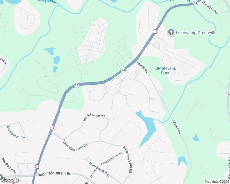map of restaurants, bars, coffee shops, grocery stores, and more near 15 Stonebrook Farm Way in Greenville