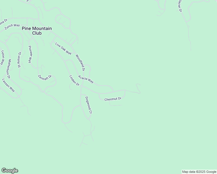 map of restaurants, bars, coffee shops, grocery stores, and more near in Pine Mountain Club