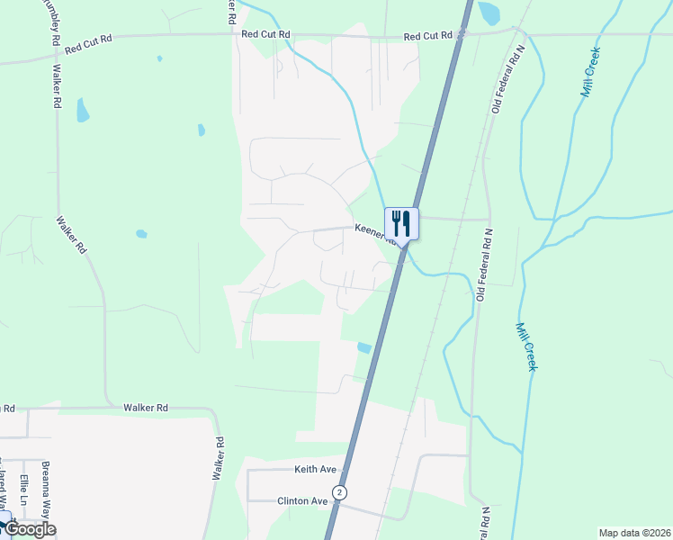 map of restaurants, bars, coffee shops, grocery stores, and more near 182 Weaver Drive in Chatsworth