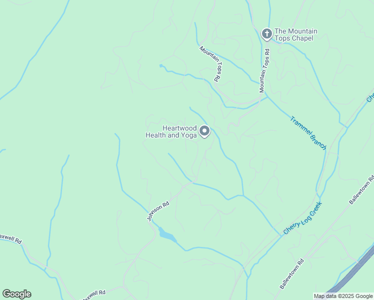 map of restaurants, bars, coffee shops, grocery stores, and more near 626 Left Turn in Blue Ridge