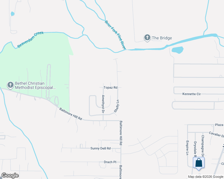 map of restaurants, bars, coffee shops, grocery stores, and more near 129 Shelly Lane in Huntsville