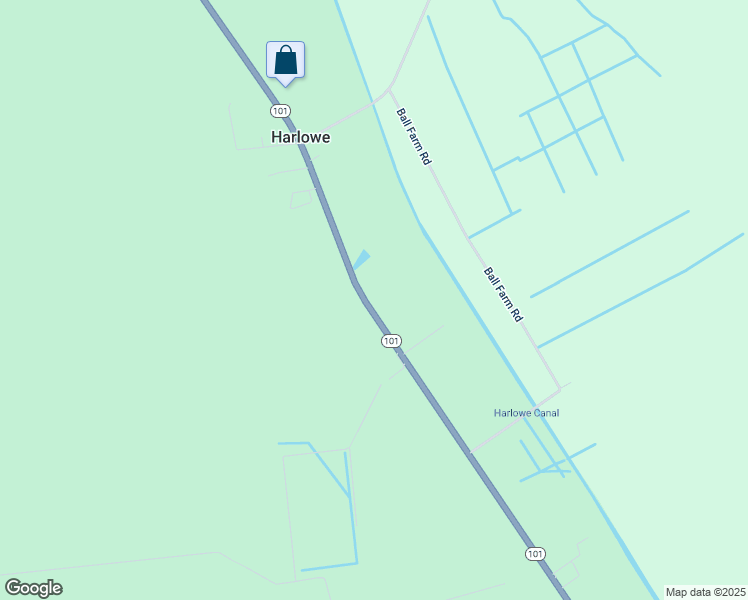 map of restaurants, bars, coffee shops, grocery stores, and more near 5048 North Carolina 101 in Newport