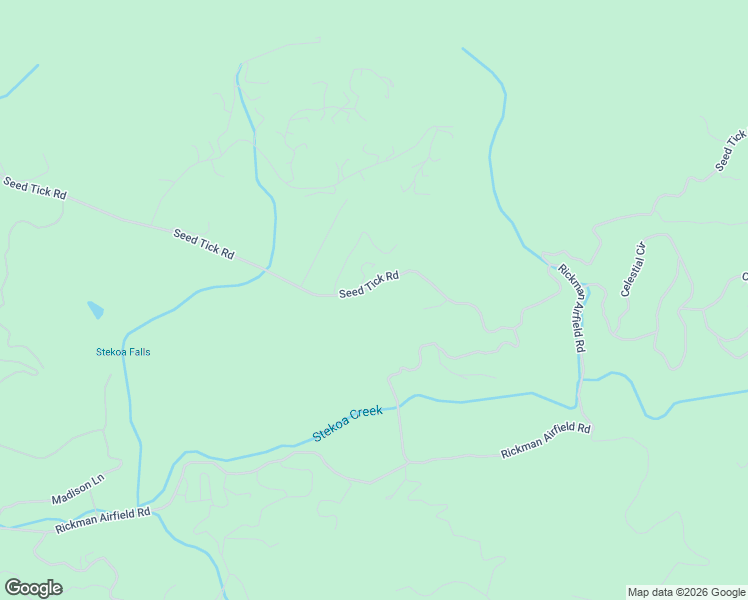 map of restaurants, bars, coffee shops, grocery stores, and more near 1414 Seed Tick Road in Clayton