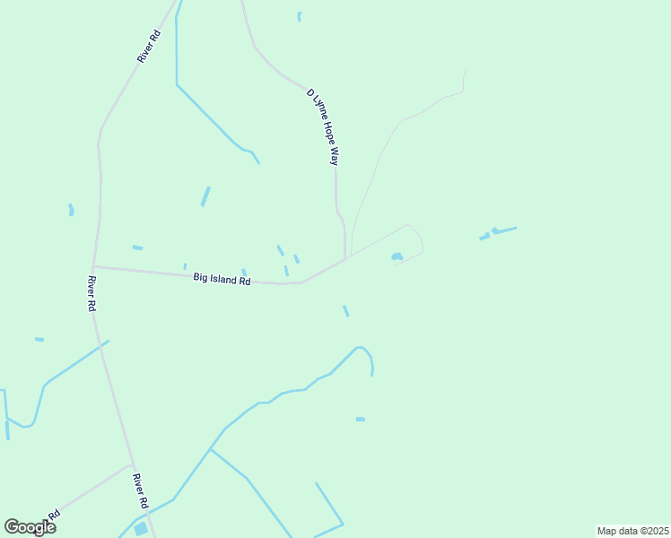 map of restaurants, bars, coffee shops, grocery stores, and more near 540 Big Island Road in White Oak